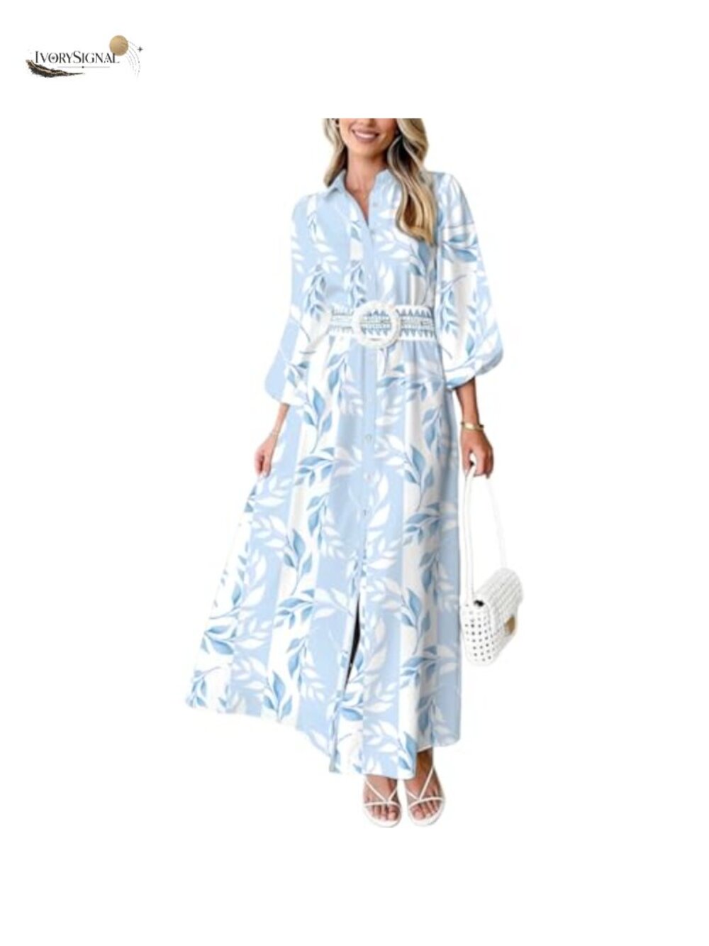 Floral Boho Long Sleeve Maxi Dress